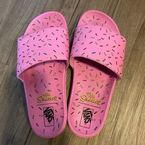 Vans donut slide on Simpson edition slides